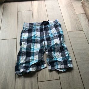 Gymboree Size 10 Boys plaid cargo shorts